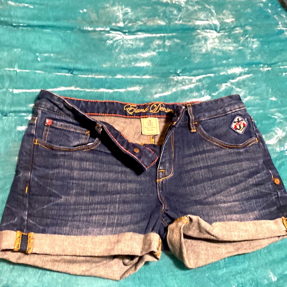 Korean e land denim short shorts small
